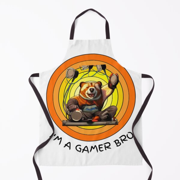 Item preview, I'M A GAMER BRO - Gamer Racoon - Funny Saying - Funny Quote designed and sold by HanaiPrint.