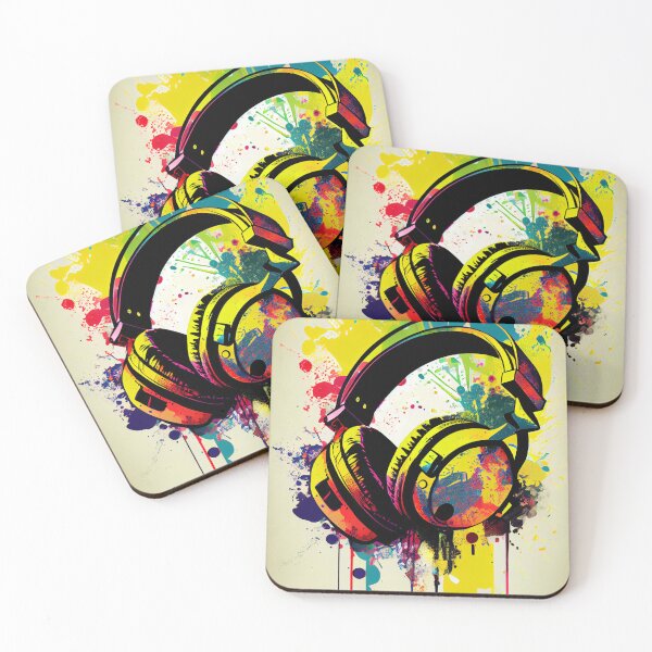 Item preview, The Beat Goes On - A Pop Art Headphone Celebration designed and sold by mcmtdesigns.