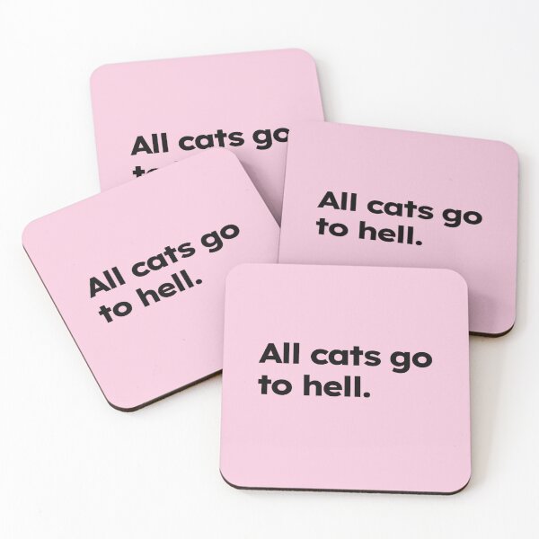 Item preview, All cats go to hell. designed and sold by ShirtProse.