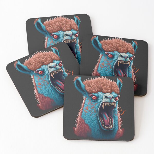 Item preview, Angry fierce alpaca designed and sold by CarloSinatra.