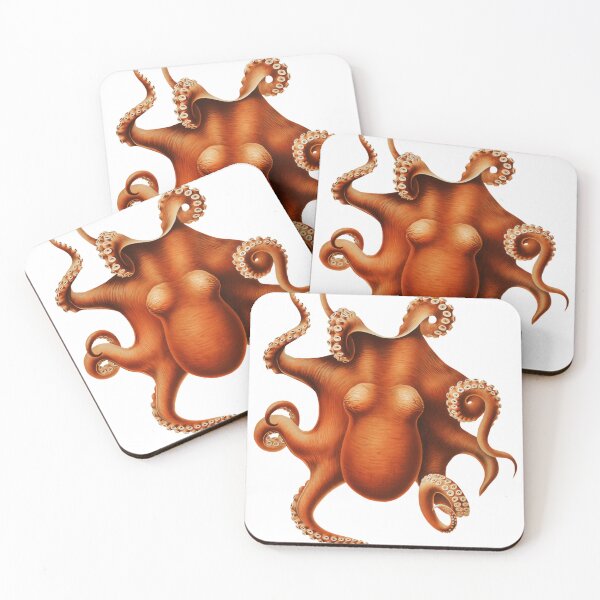 Item preview, Vintage red Octopus  designed and sold by ivanofrazzano.