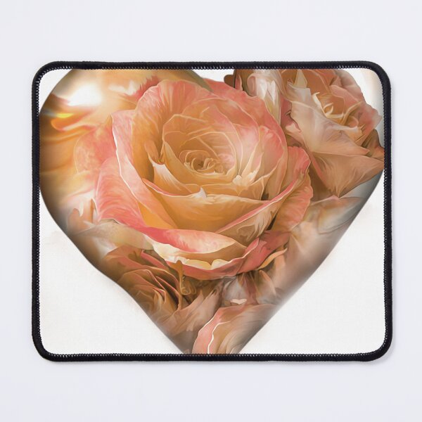 Item preview, heart of a rose gold bronze carol cavalaris transparent designed and sold by gavrmonyeic.