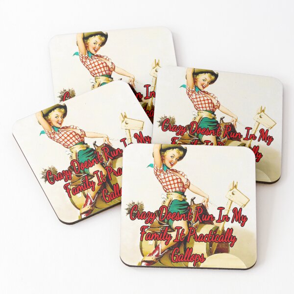 Item preview, 1950’s Pinup Riding Wooden Horse by Gil Elvgren designed and sold by KellysComColors.