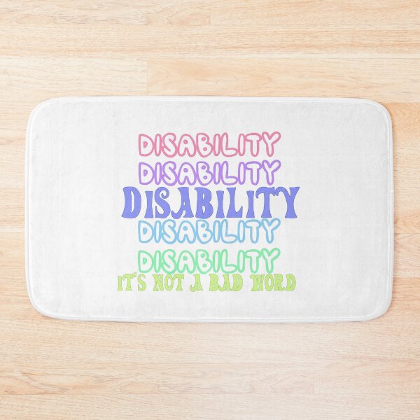 Item preview, Disability is not a bad word designed and sold by Becky-Marie.