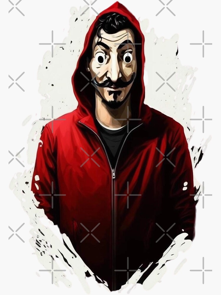 Money heist red discount hoodie