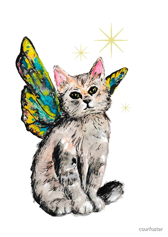 "Fairy Kitten" by courfoster | Redbubble