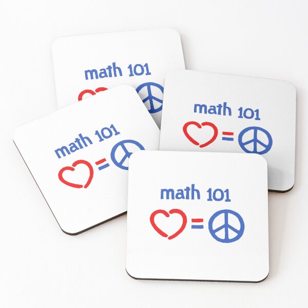 Item preview, Math 101 Love = Peace designed and sold by Heartstrings By M.C..