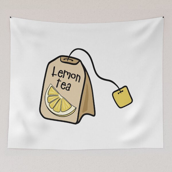 Item preview, Lemon Tea Bag Design designed and sold by CreativeDraws42.
