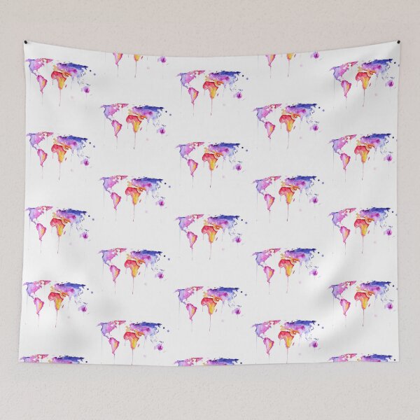 Item preview, world map designed and sold by cinnamonknot.