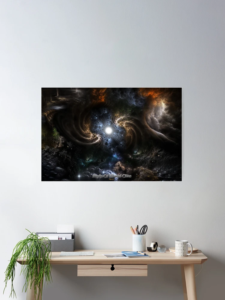 Realm Of Fractal Chaos NTXR Poster Art Print