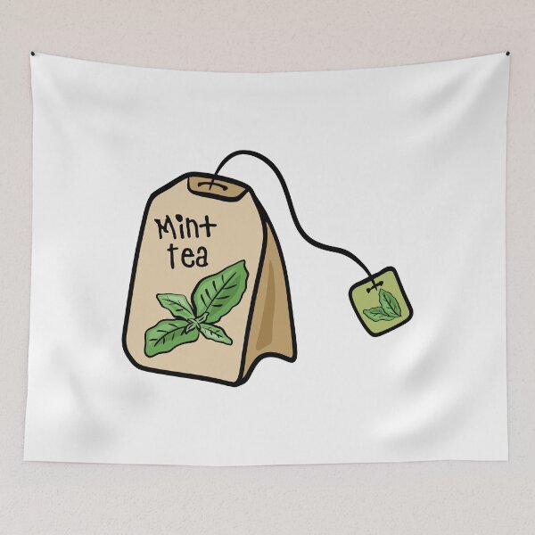 Item preview, Mint Tea Bag Design designed and sold by CreativeDraws42.