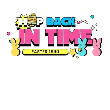 Artwork thumbnail, Hop Back In Time - Retro Easter by SiYDesigns