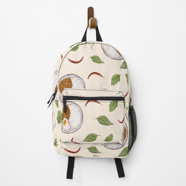 Item preview, “I Kra Pao you” cute Kra Pao Thai dish pattern. designed and sold by Yellowduckstudio.