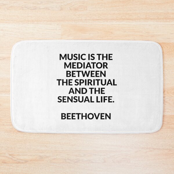 Artikelvorschau, Beethoven-Zitate – Musik ist der Mittler zwischen dem spirituellen und dem sinnlichen Leben entworfen und verkauft von Inspirationmotivation.