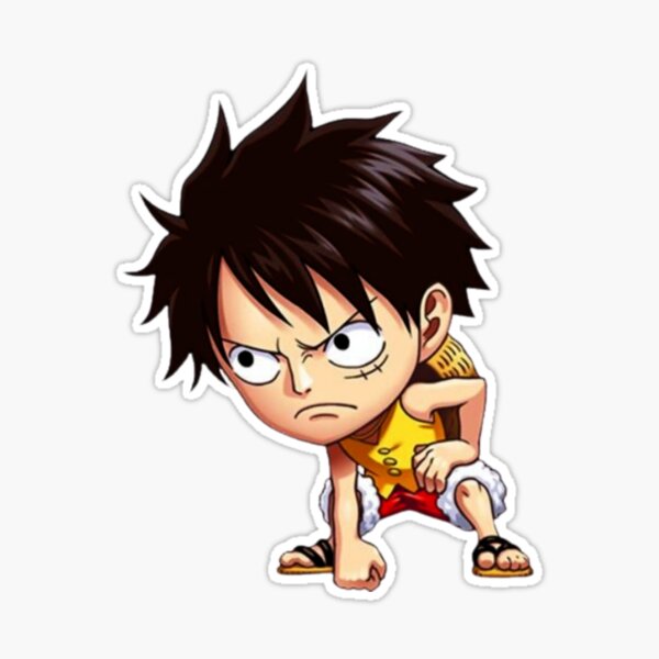 Monkey D. Luffy One Piece Characters Weatherproof Anime Sticker 6 Car  Decal