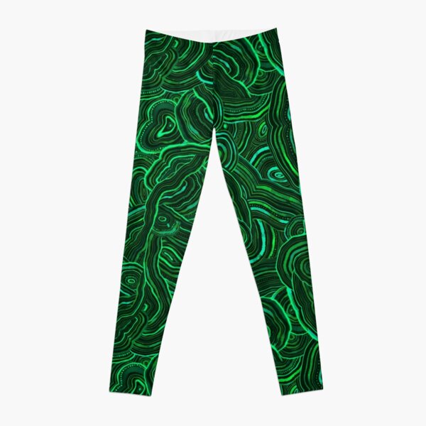 Fusion Full Length Leggings - Malachite