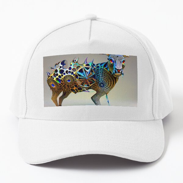 Cyborg Bull Baseball Cap