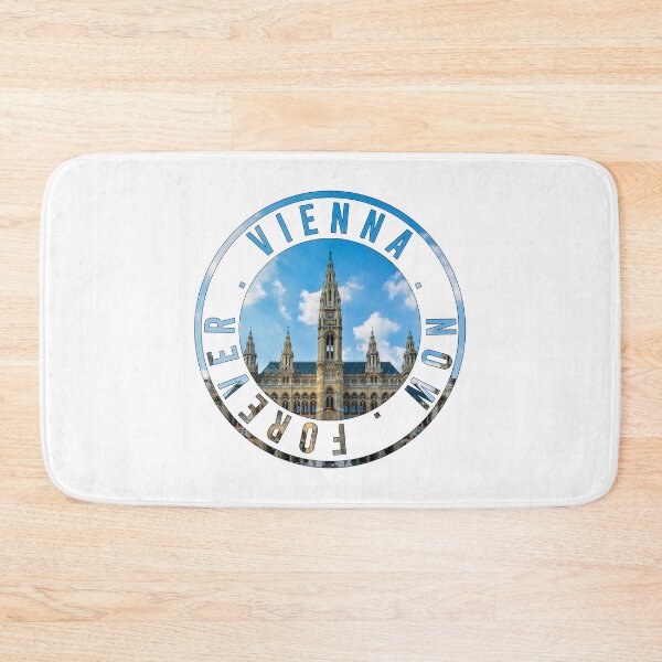 Item preview, Vienna city hall Rathaus round stamp design designed and sold by DeveloperProp0.