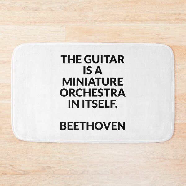 Artikelvorschau, Beethoven-Zitate – Die Gitarre ist ein Miniaturorchester entworfen und verkauft von Inspirationmotivation.