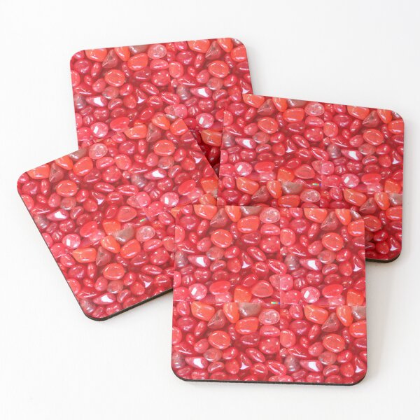 Item preview, Rosy Glow: A Red and Pink Gemstones Pattern Design designed and sold by Nadoshaa1998.