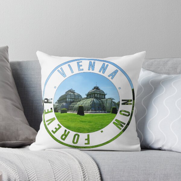 Item preview, Vienna Palm House Schönbrunn round stamp design designed and sold by DeveloperProp0.