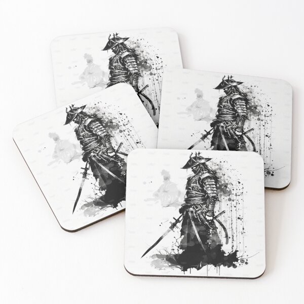 Item preview,  japanes samurai black ink style designed and sold by nour ⭐⭐⭐⭐ ⭐.