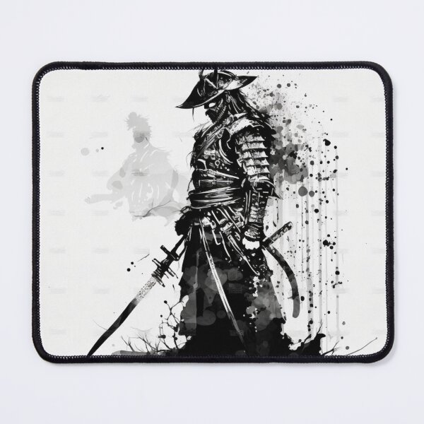 Item preview, japanes samurai black ink style designed and sold by nour ⭐⭐⭐⭐ ⭐.
