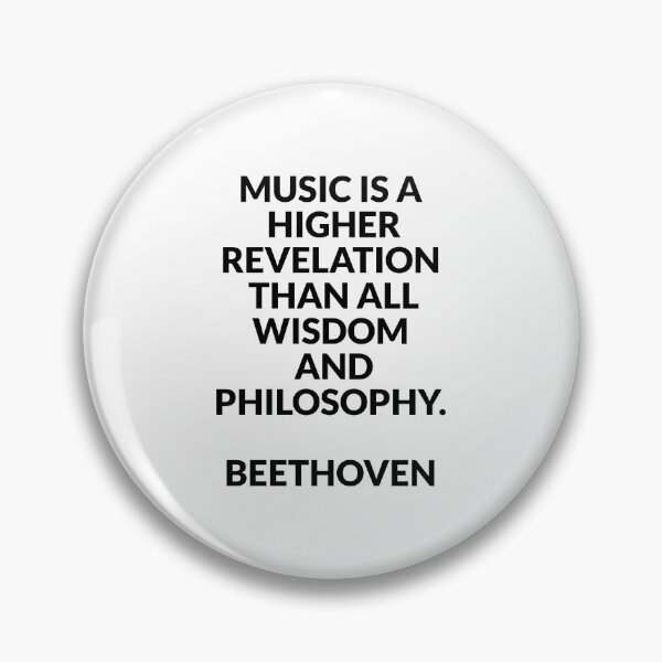 Item preview, Beethoven Quotes - Music is a higher revelation   designed and sold by Inspirationmotivation.