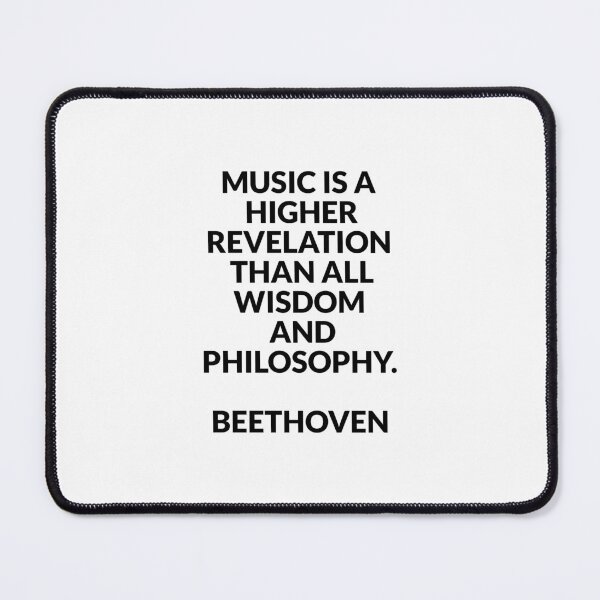 Item preview, Beethoven Quotes - Music is a higher revelation   designed and sold by Inspirationmotivation.