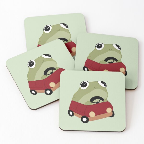 Item preview, Frog driving a car designed and sold by niceghost.