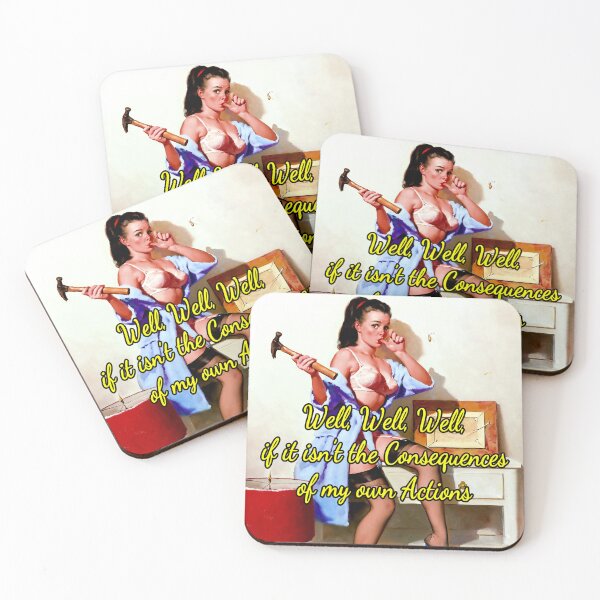 Item preview, 1950’s Pinup the wrong nail by Gil Elvgren designed and sold by KellysComColors.