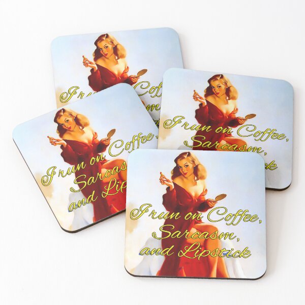 Item preview, 1950’s Pinup How’s my lipstick by Gil Elvgren designed and sold by KellysComColors.