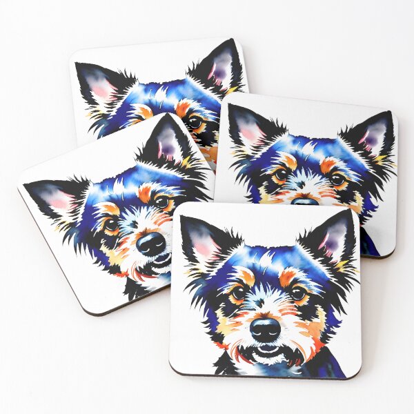 Artikelvorschau, Adorable Canine Companion: Stunning Watercolor Dog Portrait entworfen und verkauft von DavesDogShop.