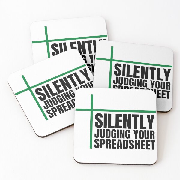 Item preview, I'm Silently Judging Your Spreadsheet Funny Accountant designed and sold by diip.