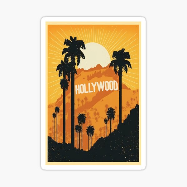 Item preview, Hollywood Sign designed and sold by TheArtfulNook.