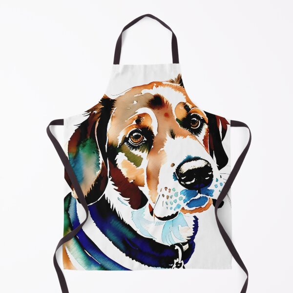 Artikelvorschau, Adorable Canine Companion: Stunning Watercolor Dog Portrait entworfen und verkauft von DavesDogShop.