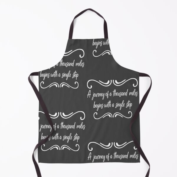 Item preview, A journey of a thousand miles begins with a single step, Motivational quotes, positive words and inspirational sayings for encouraging to do the best in your life. designed and sold by Quotesgallery.