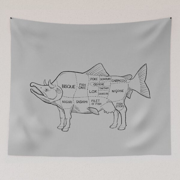 Item preview, Surf n' Turf - Black designed and sold by citysaurus.