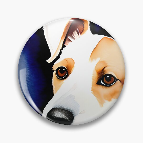 Artikelvorschau, Adorable Canine Companion: Stunning Watercolor Dog Portrait entworfen und verkauft von DavesDogShop.