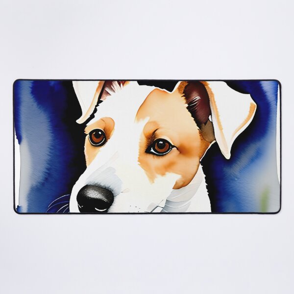 Artikelvorschau, Adorable Canine Companion: Stunning Watercolor Dog Portrait entworfen und verkauft von DavesDogShop.