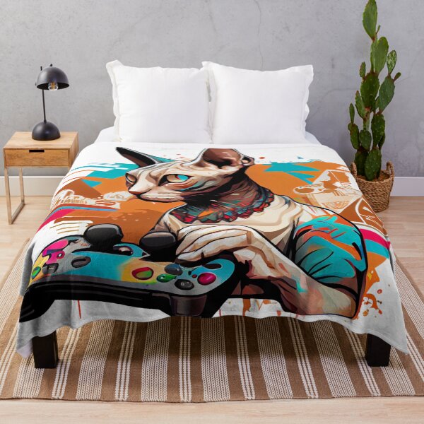 Item preview, "Esfinge juguetona y Gamepad" designed and sold by Mykhailov.