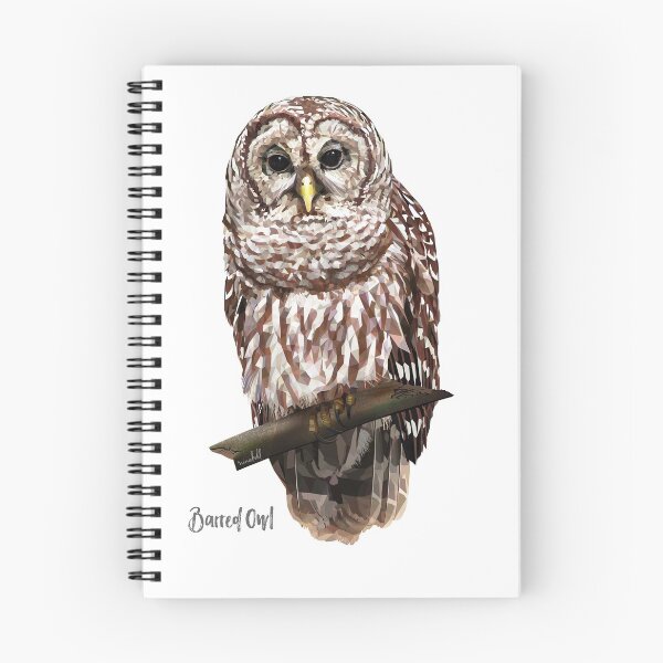 Item preview, Barred Owl Wildlife Bird designed and sold by Nina Kohl.