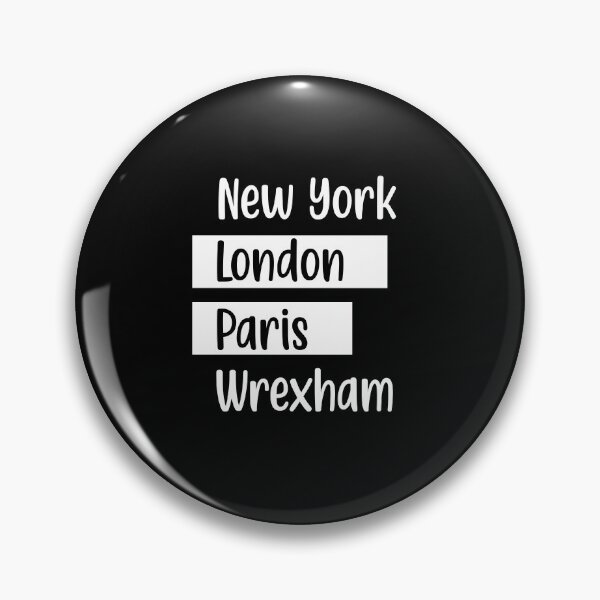 Item preview, New York London Paris Wrexham - Wales Football Gift designed and sold by DiogoCalheiros.