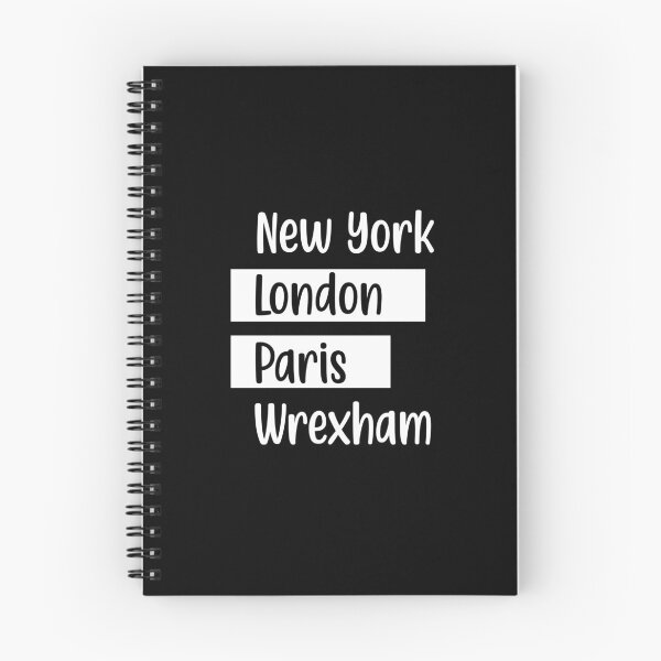 Item preview, New York London Paris Wrexham - Wales Football Gift designed and sold by DiogoCalheiros.