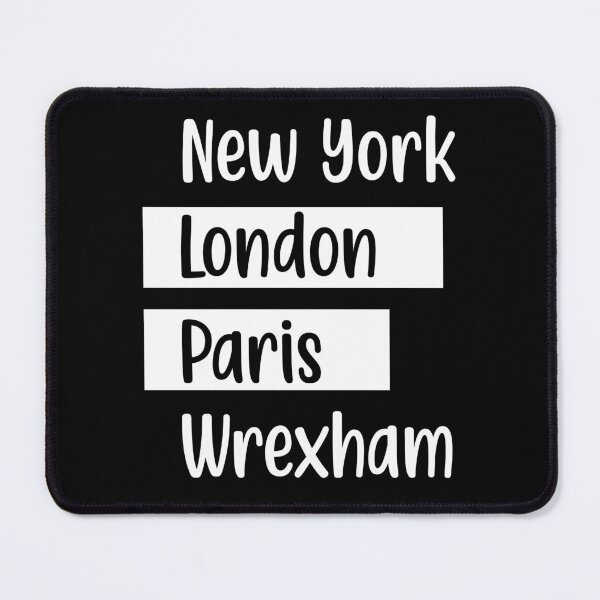 Item preview, New York London Paris Wrexham - Wales Football Gift designed and sold by DiogoCalheiros.