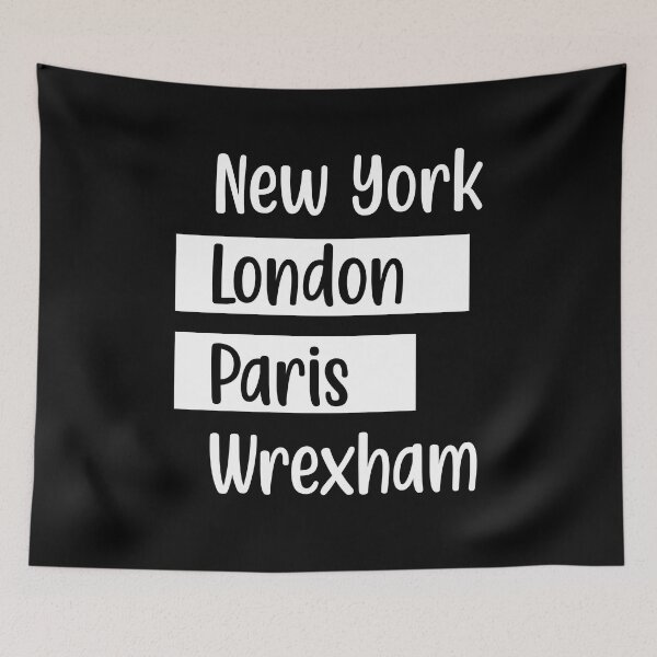 Item preview, New York London Paris Wrexham - Wales Football Gift designed and sold by DiogoCalheiros.
