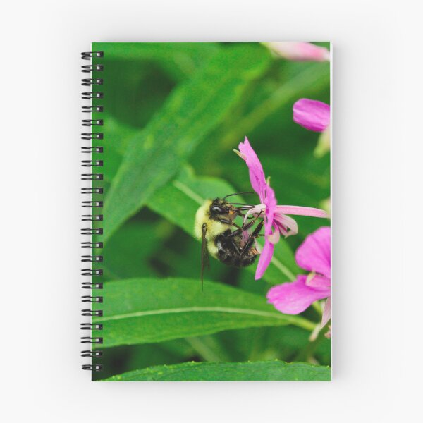 Item preview, bee gathering pollen from a flower designed and sold by Rosemarie  Caron.