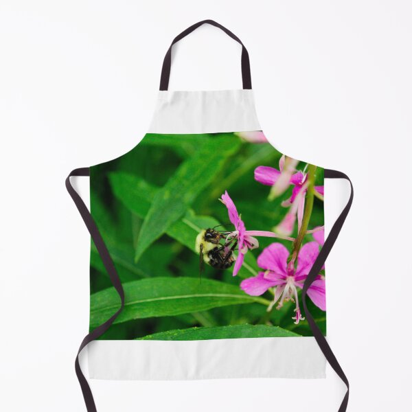 Item preview, bee gathering pollen from a flower designed and sold by Rosemarie Caron.