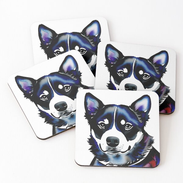 Artikelvorschau, Adorable Canine Companion: Stunning Watercolor Dog Portrait entworfen und verkauft von DavesDogShop.