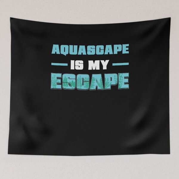 Item preview, Funny Aquascape Is My Escape Aquascaper Aquascaping Hobbyist designed and sold by StrongShirts.